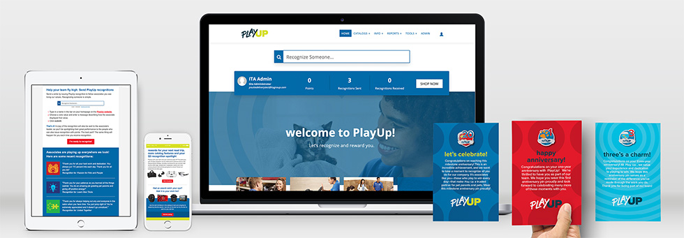 employee recognition program technology on multiple devices